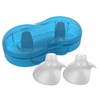 Estuche esterilizador + Pezoneras de silicona Talla 1